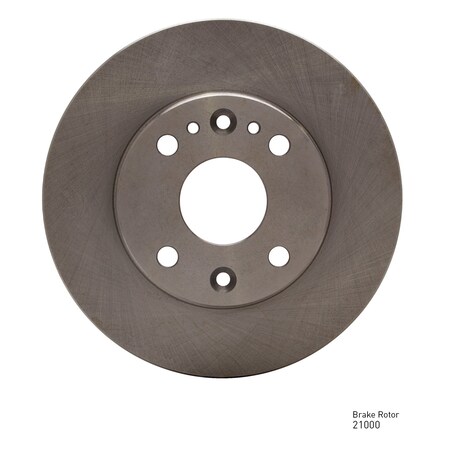 Dynamic Friction Co Brake Rotor, Front, 600-21000 600-21000